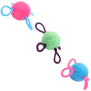 Coastal Turbo Bulk Cat Toy Wool Ball 36 ct