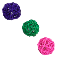 Coastal Turbo Bulk Cat Toy Wicker Ball 48 ct