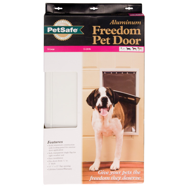 PetSafe Freedom Pet Door Aluminum XLarge Pan Pacific Pet