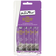 Fussie Cat Treats SprPrm Tuna/Chicken in GoatMlkPuree 18/2oz