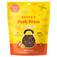 Bocce's Dog Jerky Protein Cuts Pork Press 5oz