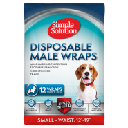 Simple Solution Disposable Male Dog Wrap Small