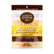 Earth Animal Dog/Cat NoHide Chew Stix Peanut Butter 10pk
