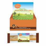 Canine Naturals Hide-Free PntButter Roll Large 7" Sngls 21ct