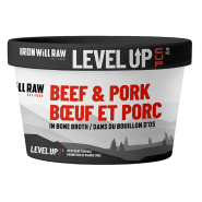 Iron Will Raw Dog Cup Beef & Pork 24/4oz