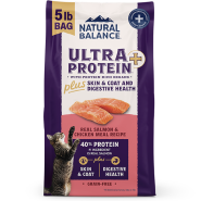 NB Cat Ultra Protein Plus SknCoat&Dgstv Slmn&ChkMeal 5lb