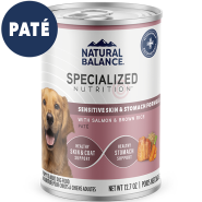 NB Dog Specialized Nutrition SnstvSk&Stm Slmn&BrRc 12/12.7oz