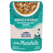 NB Cat Platefulls Chicken & Salmon in Gravy Pouch 24/3 oz