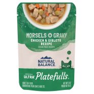 NB Cat Platefulls Chicken & Giblets in Gravy Pouch 24/3 oz