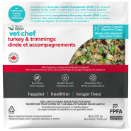 Tom&Sawyer Dog VetChef Turkey & Trimmings 12/227g