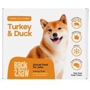 Back2Raw Dog Complete Combo Duck Blend / Turkey Blend 12/1lb