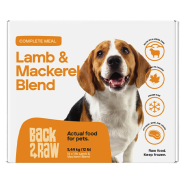 Back2Raw Dog Complete Lamb & Mackerel Blend 12/1lb