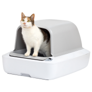 PetSafe ScoopFree Crystal Pro Self-Cleaning Litter Box Wht