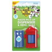 Bags On Board Hydrant Dispenser Red 30 bags