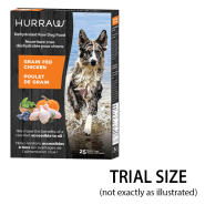 Hurraw Dog Dehydrated Raw Chicken Trials 18ct