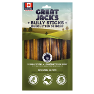 Great Jack's Dog Canadian Bully Sticks 5"- 7" 12 pk