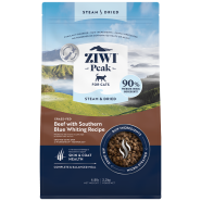 ZIWI Peak Cat Steam-Dried Beef w/S Blue Whiting 4.9lb