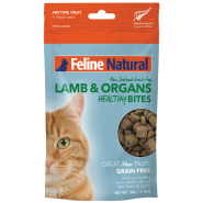 Feline Natural Cat Treats Healthy Bites Lamb & Organs 1.76oz