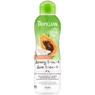 TropiClean 2-in-1 Shampoo & Conditioner Papaya&Coconut 20 oz