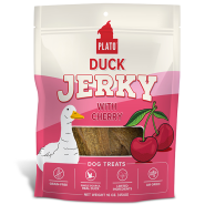 Plato Dog Jerky Duck w/Cherry 16oz