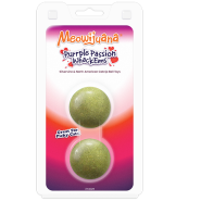 Meowijuana Cat Compressed Catnip Ball Refill PrplPassion 2pk