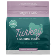 Green Juju Dog Freeze Dried Raw Turkey & Sardine 14 oz