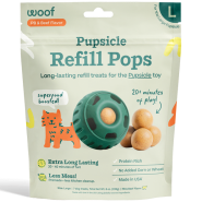 Woof Pet Dog Pupsicle Pops Beef & Peanut Butter Large