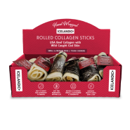 --Currently Unavailable-- Icelandic+ Dog Rolled Collagen Sticks 4" x 12pc