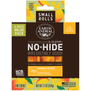 Earth Animal Dog NoHide Roll Mango Small 6pk