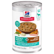 Hill's Science Diet Dog Adult PrfctWt&Jnt Vg&TnaStw12/12.5oz
