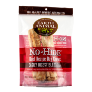 Earth Animal Dog NoHide Chew GrassFed Beef Medium 2pk