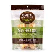 Earth Animal Dog NoHide Chew Pork Small 2pk