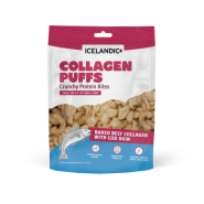 Icelandic+ Dog Beef Collagen Puffs Bites w/Fish SmDog 1.3 oz