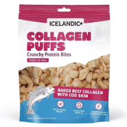 --Currently Unavailable-- Icelandic+ Dog Beef Collagen Puffs Bites w/Fish 2.5 oz