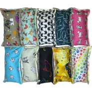 Kooky Kat Catnip Toy Fabric Tackle Bags Bulk 10pk