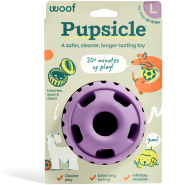 Woof Pet Dog Pupsicle Toy Lavender Large