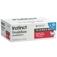 Instinct Dog FreshRaw Medallions Beef 15 lb