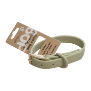 Dexypaws Dog Waterproof Collar Sage Green Small 3/4x8-11"