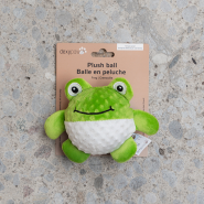 Dexypaws Dog Toy Plush Ball Frog