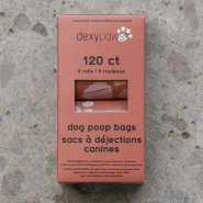 Dexypaws Dog Poop Bags Brown 120ct