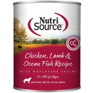 NutriSource Dog Chicken Lamb & Ocean Fish 12/12.3oz