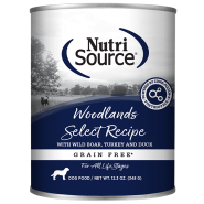 NutriSource Dog GF Woodlands Select 12/12.3oz