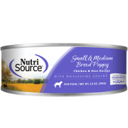 NutriSource Dog Small & Medium Breed Puppy 12/5.5oz