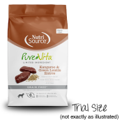 NutriSource Dog PureVita GF Kangaroo&GrnLntls Trials 12/140g