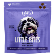 NutriSource Dog Treats Little Bites GF Trout 6oz