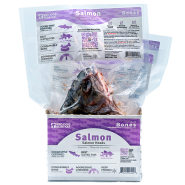 Red Dog Blue Kat Dog/Cat Raw Bones Salmon Heads 12/0.8 lb