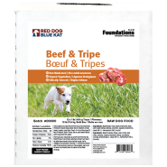 Red Dog Blue Kat Dog Foundations Beef & Tripe Bulk 12/1 lb