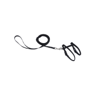 Coastal Cat Harness with 6" Leash 3/8"x18" Black