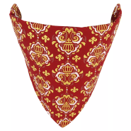 Accent Dog Metallic Bandana RylBrgCrwn 7"x10"