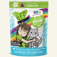 BFF Cat OMG Shazaam Lamb & Tuna 12/2.8 oz Pouch